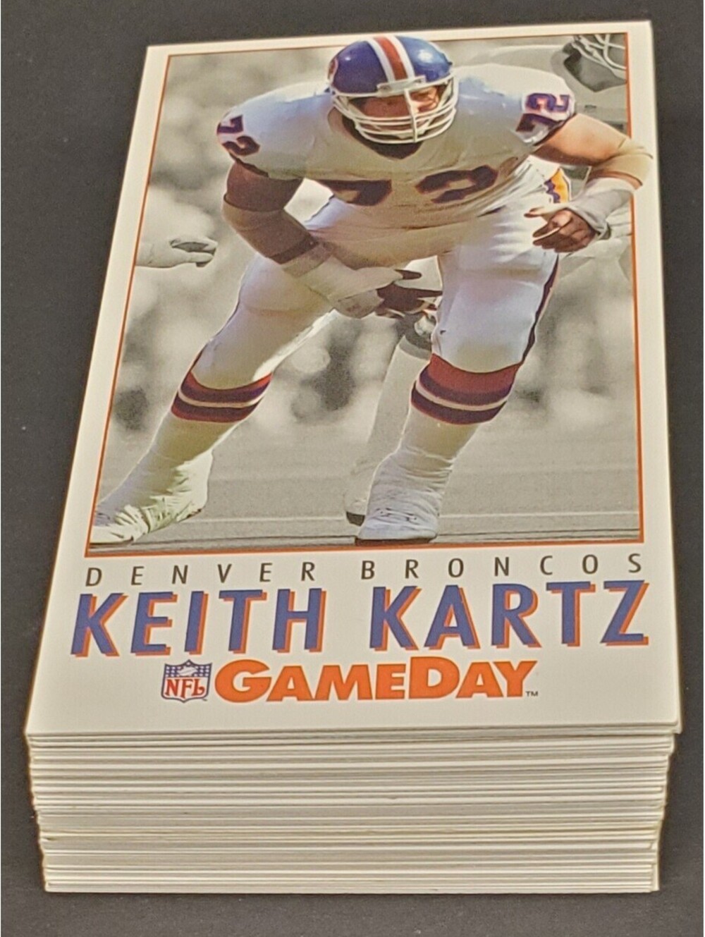 50 PCS VTG 1992 NFL GameDay Football Trading Cards Lot w Keith Kartz VG